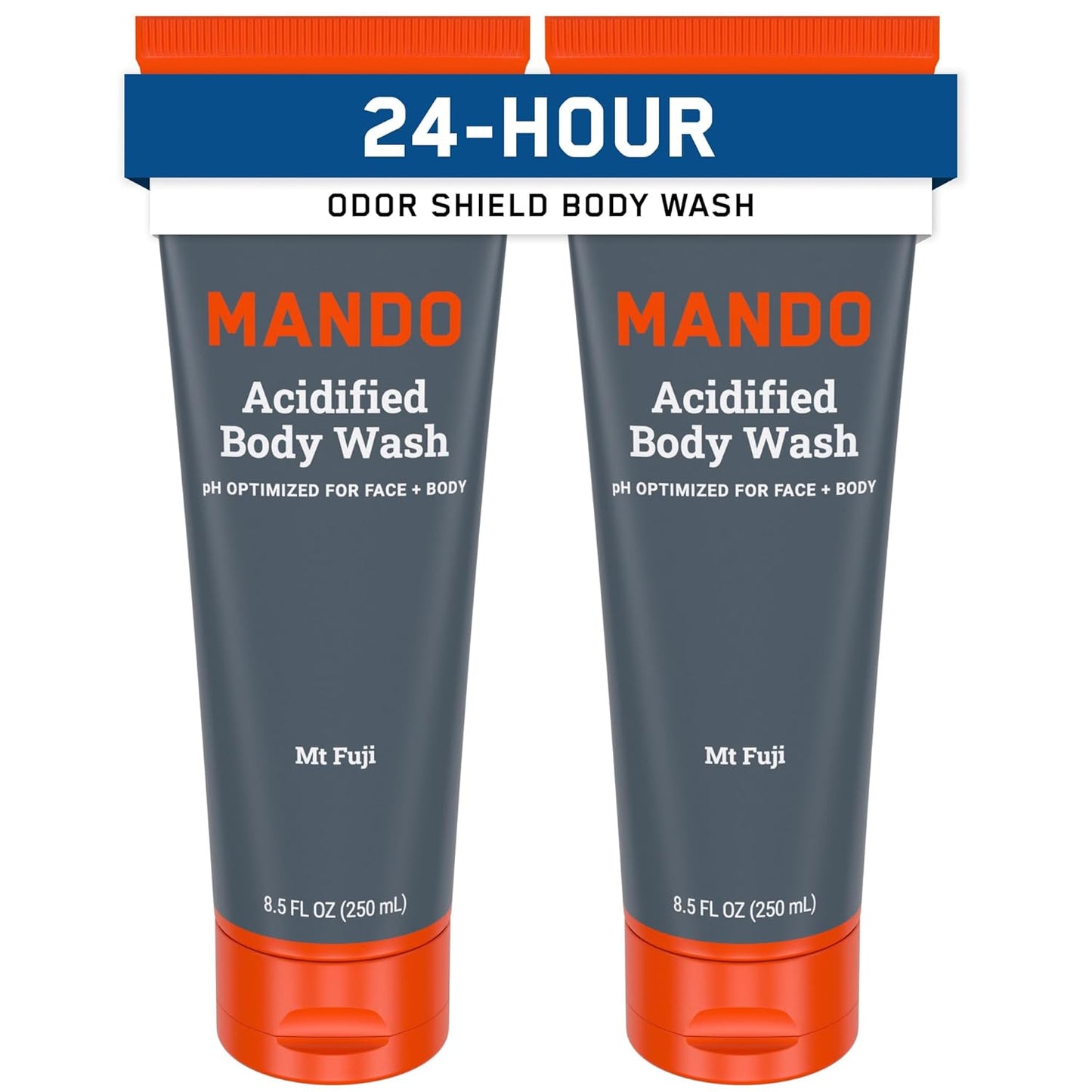 Mando Odor Shield Body Wash for 24 Hour Odor Control