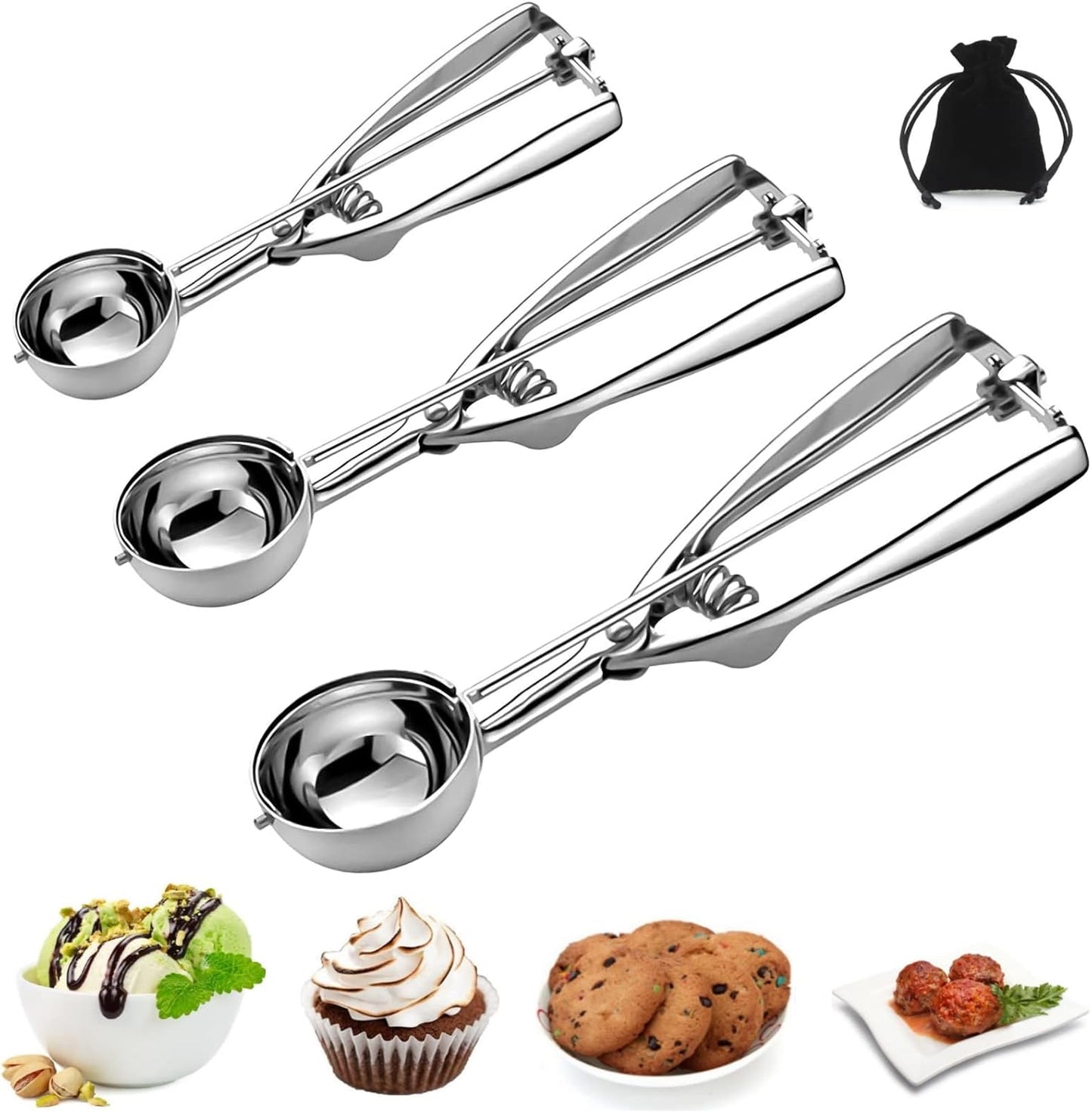 Effortlessly Scoop & Release Ice Cream Set
