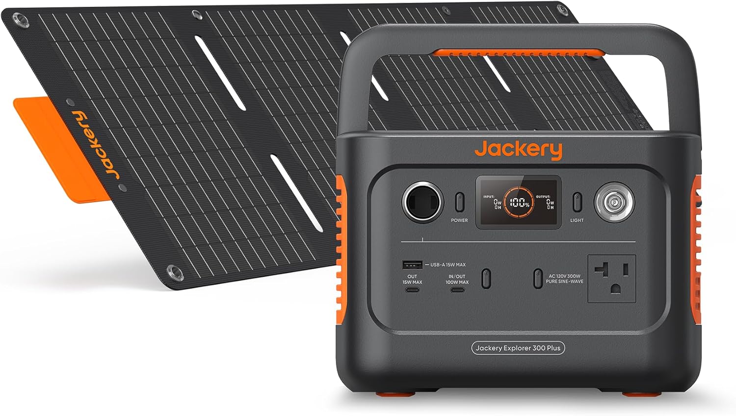 Jackery Explorer 300 Plus Portable Power Station for Outdoors