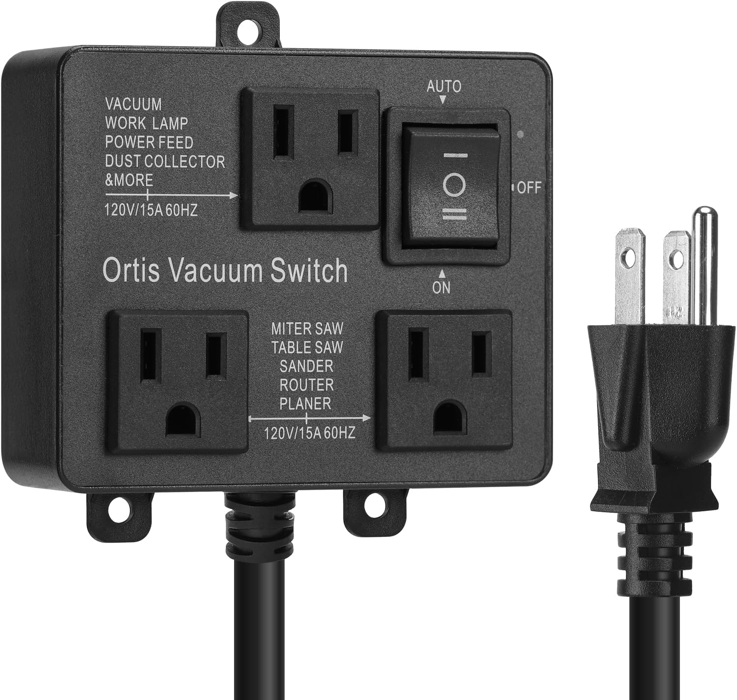 Ortis Automatic Vacuum Switch for Power Tools with Delay Feature