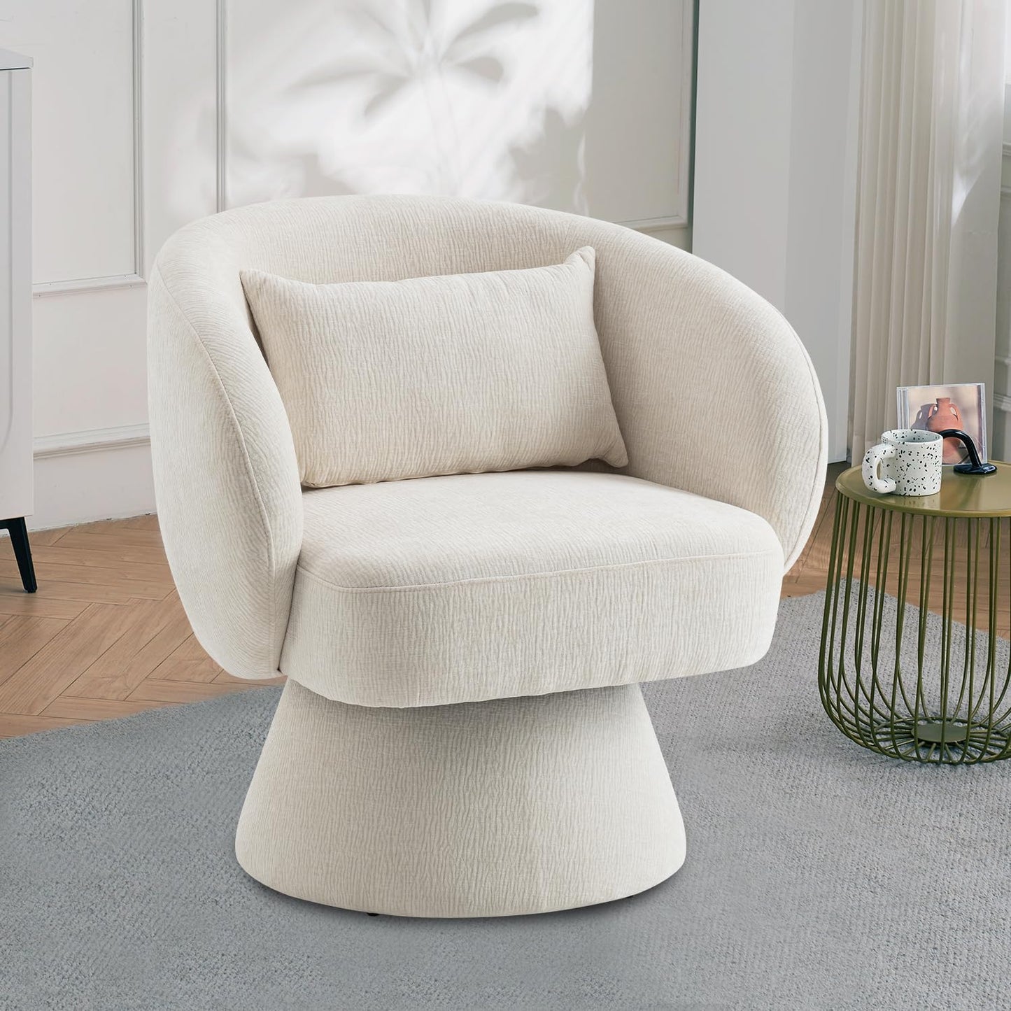 360 Swivel Velvet Accent Chair - Stylish Comfort for Any Room!