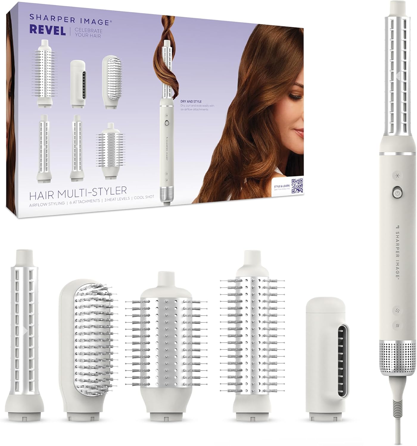 6-in-1 Airflow Styler: Effortlessly Create Beautiful Hair!