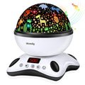 Remote Music Baby Night Light Projector - 12 Songs, 18 Light Modes