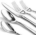 Silverware Set for 4 - 20 Piece Heavy Duty Stainless Steel Cutlery