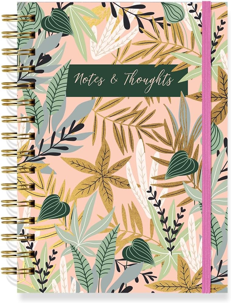 Gold-Foiled Greenery Flex Journal - Inspire Creativity!