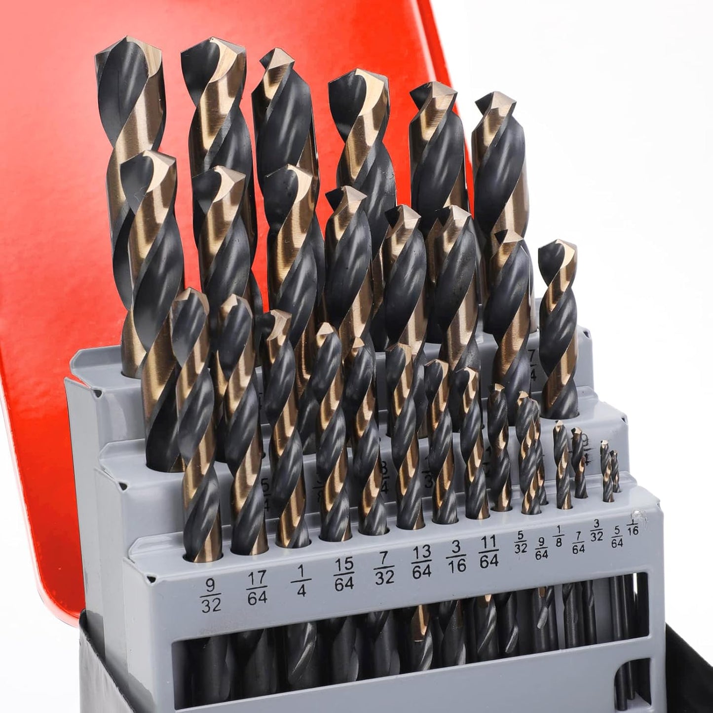 29Pcs Drill Bit Set for Metal, Wood, and Plastic Projects