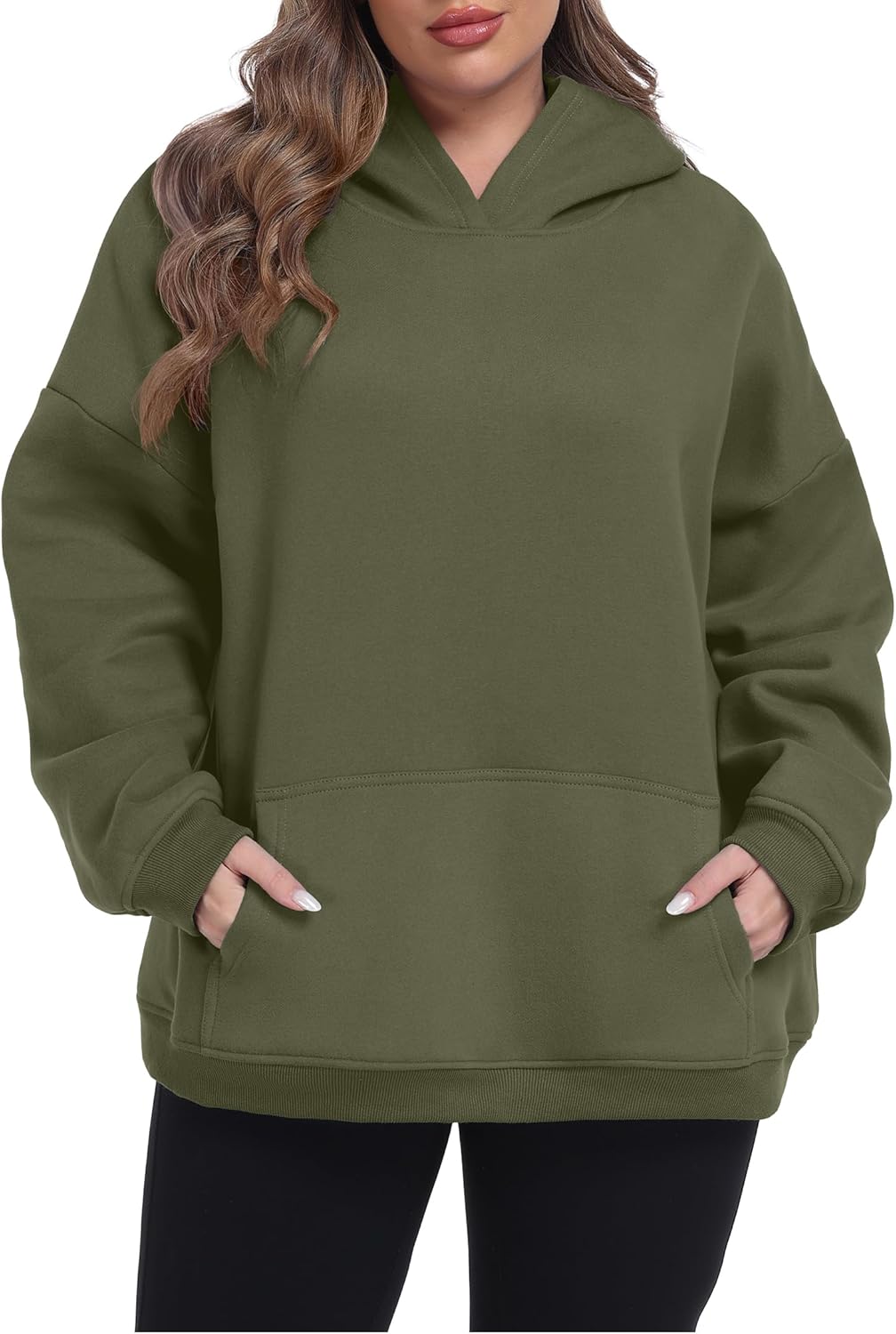 Plus Size Hoodies for Women - Cozy Fleece-Lined Sweatshirts
