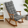 Rocking Chair Cushions for Indoor Rocker - Thick Tufted 52x19x4 in
