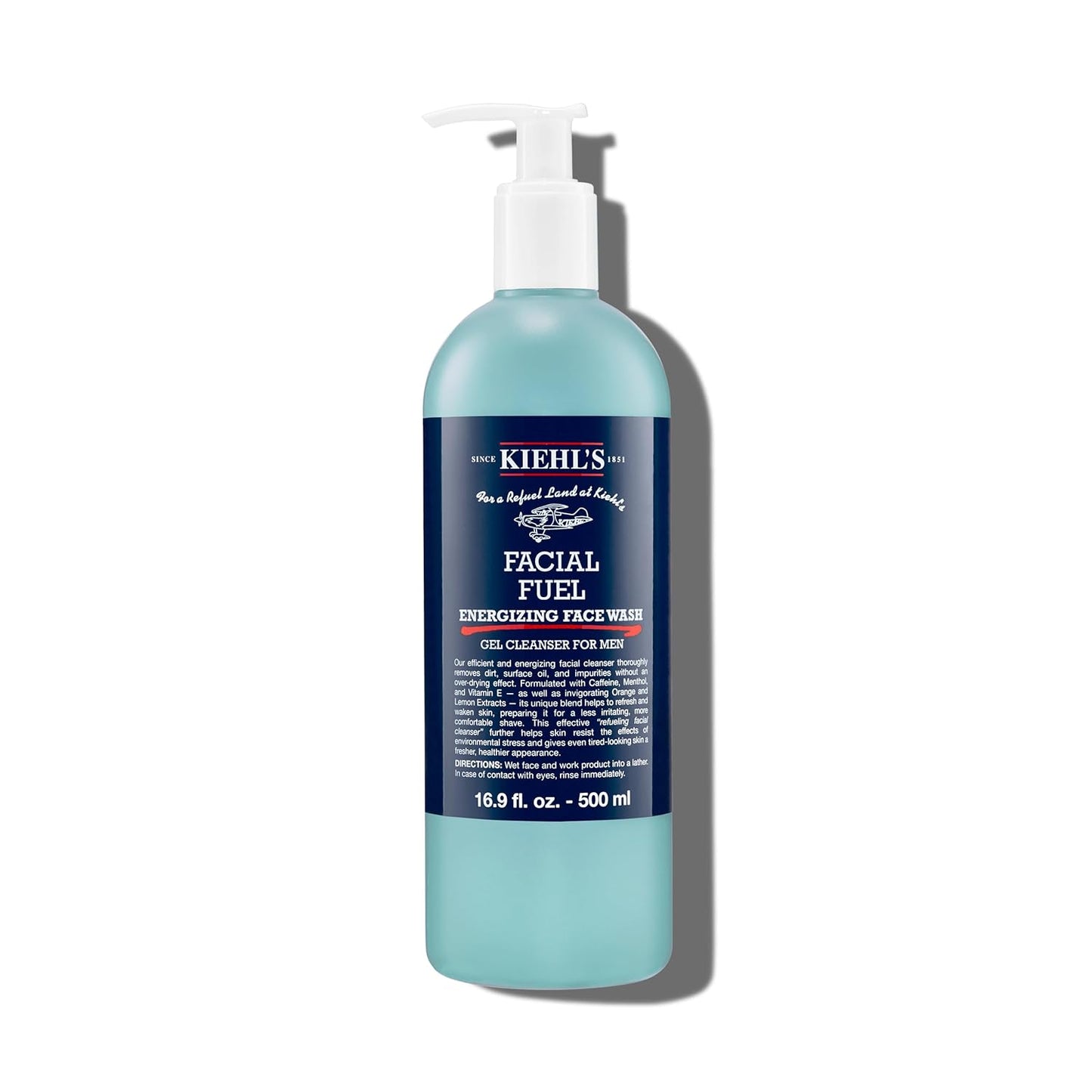Kiehl's Facial Fuel Face Wash for Refreshing Men's Skin Care