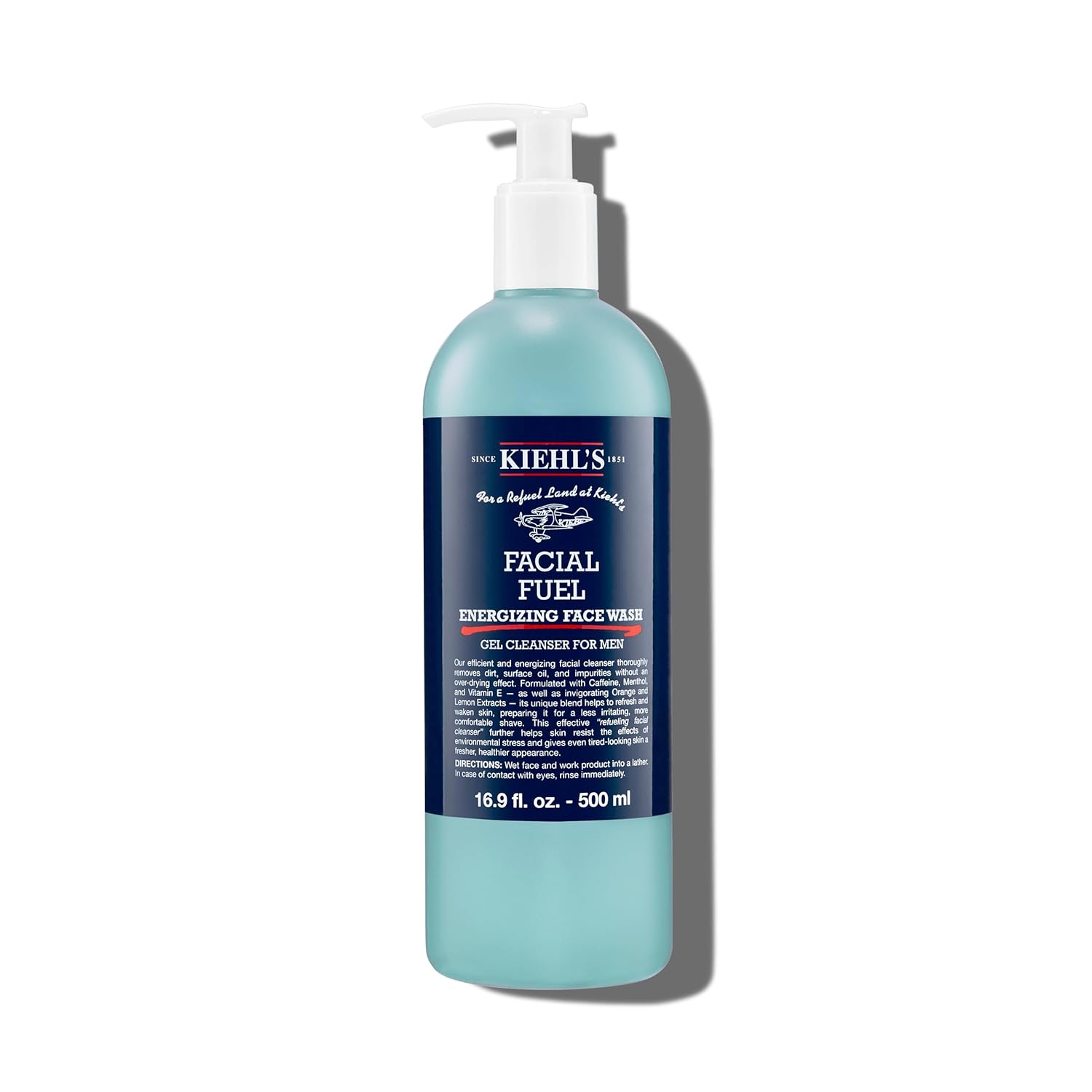 Kiehl's Facial Fuel Face Wash for Refreshing Men's Skin Care