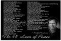 The 48 Laws of Power Poster Canvas Print - Elegant Wall Art for Home