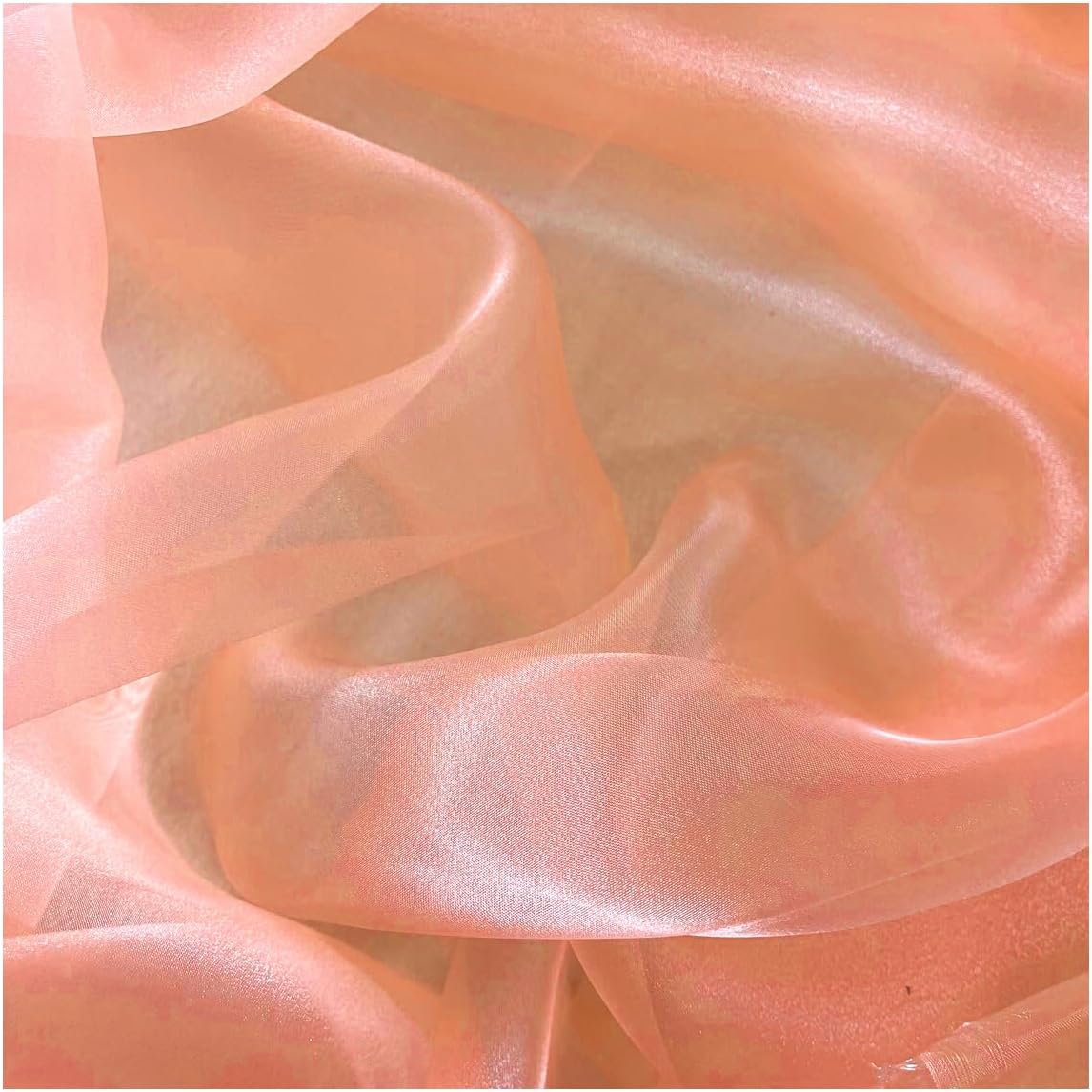 MDS Pack of 40 Yard Sheer Organza Fabric for Elegant Events
