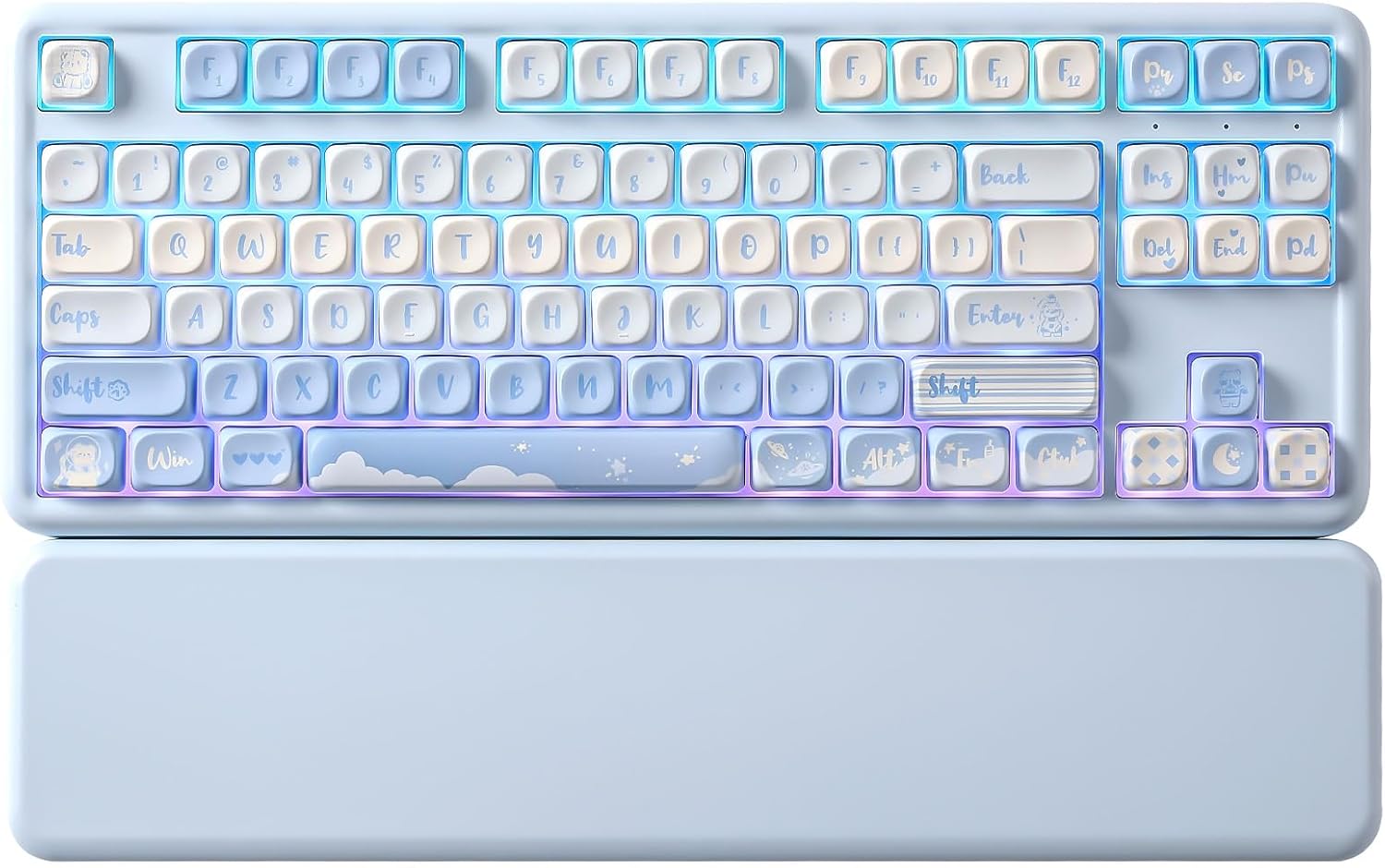 YUNZII B87 Wireless Mechanical Keyboard with RGB Backlight