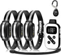PetJoy 3 Dog Shock Collar for Large Dogs - Dual Control Training