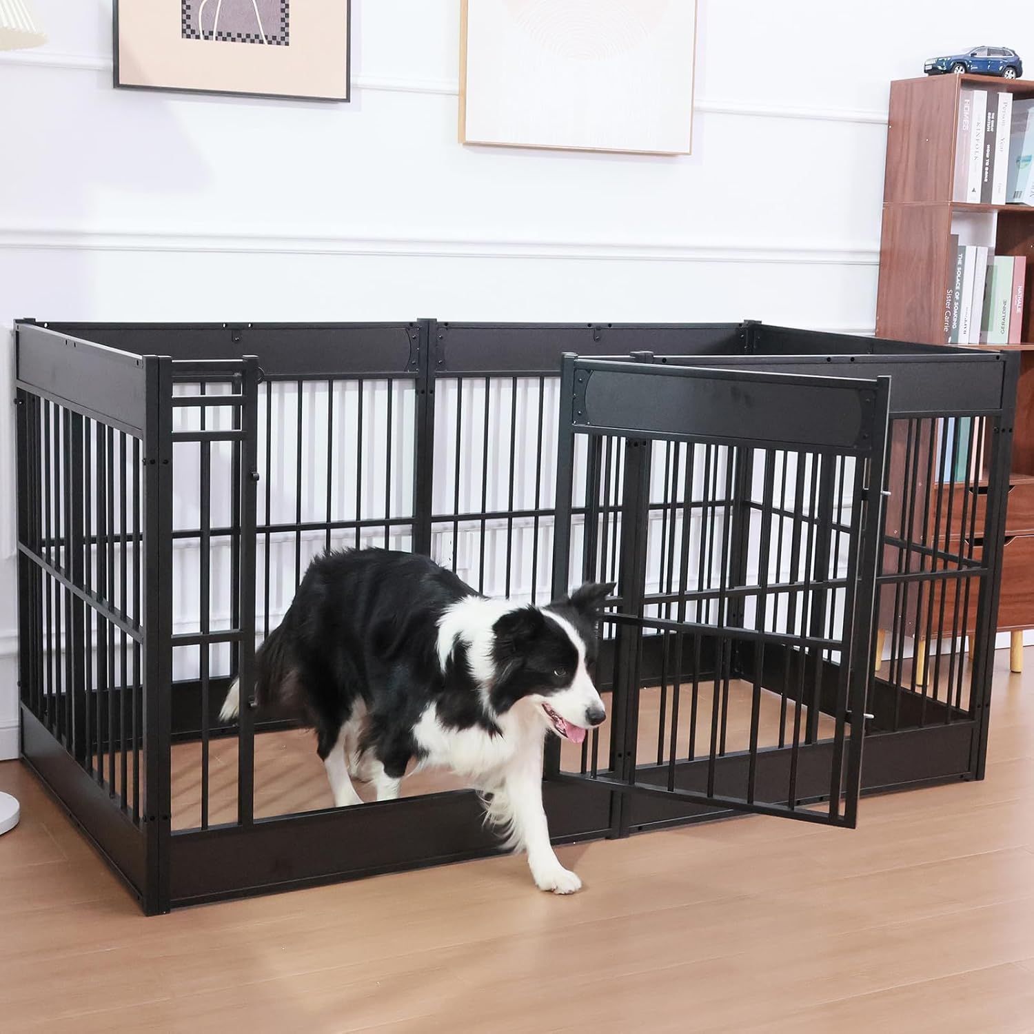Dog Playpen for Indoor Use - Heavy Duty and Safe Design