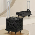 VECELO Rolling Carts with Wheels Foldable Utility Cart - Compact