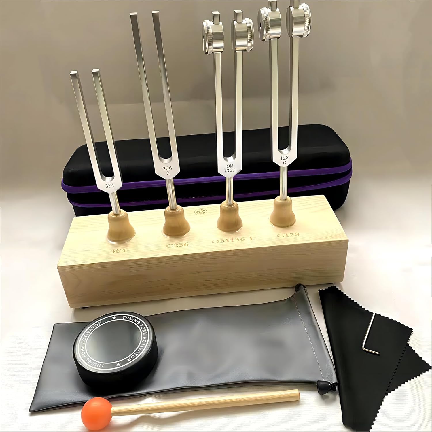 MIMIRACLE Resonance Tuning Forks for Healing - Complete Set