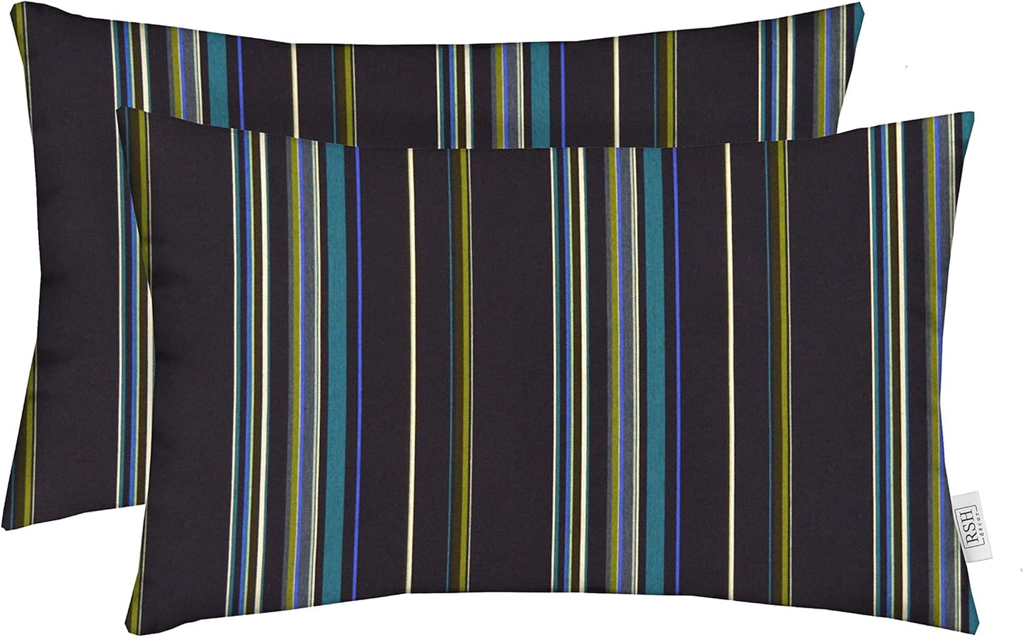 Jumbo Lumbar Throw Pillows Set of 2 for Indoor Outdoor Use