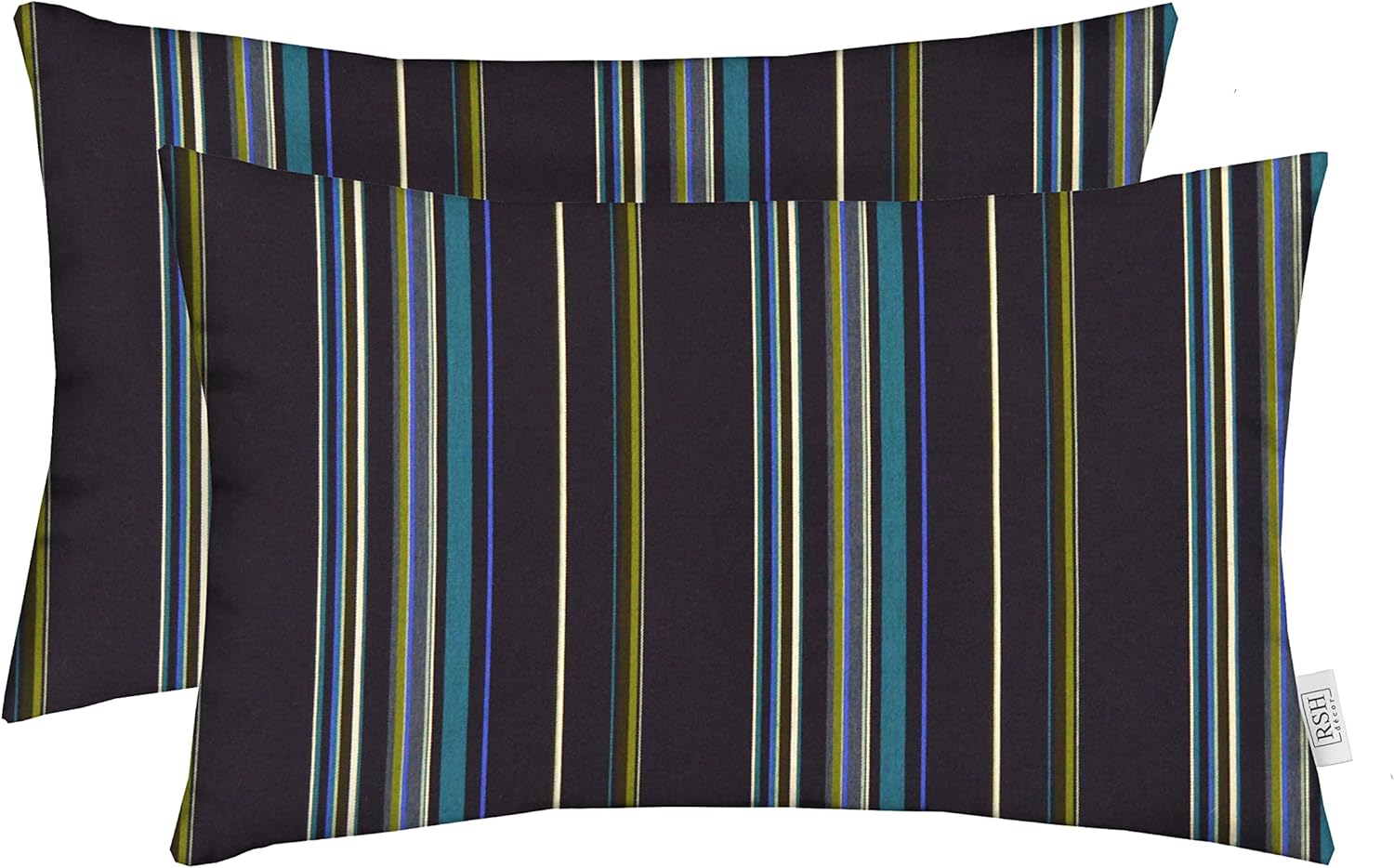 Jumbo Lumbar Throw Pillows Set of 2 for Indoor Outdoor Use