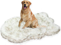 Laifug Luxury Faux Fur Dog Bed with Ultra Soft Memory Foam