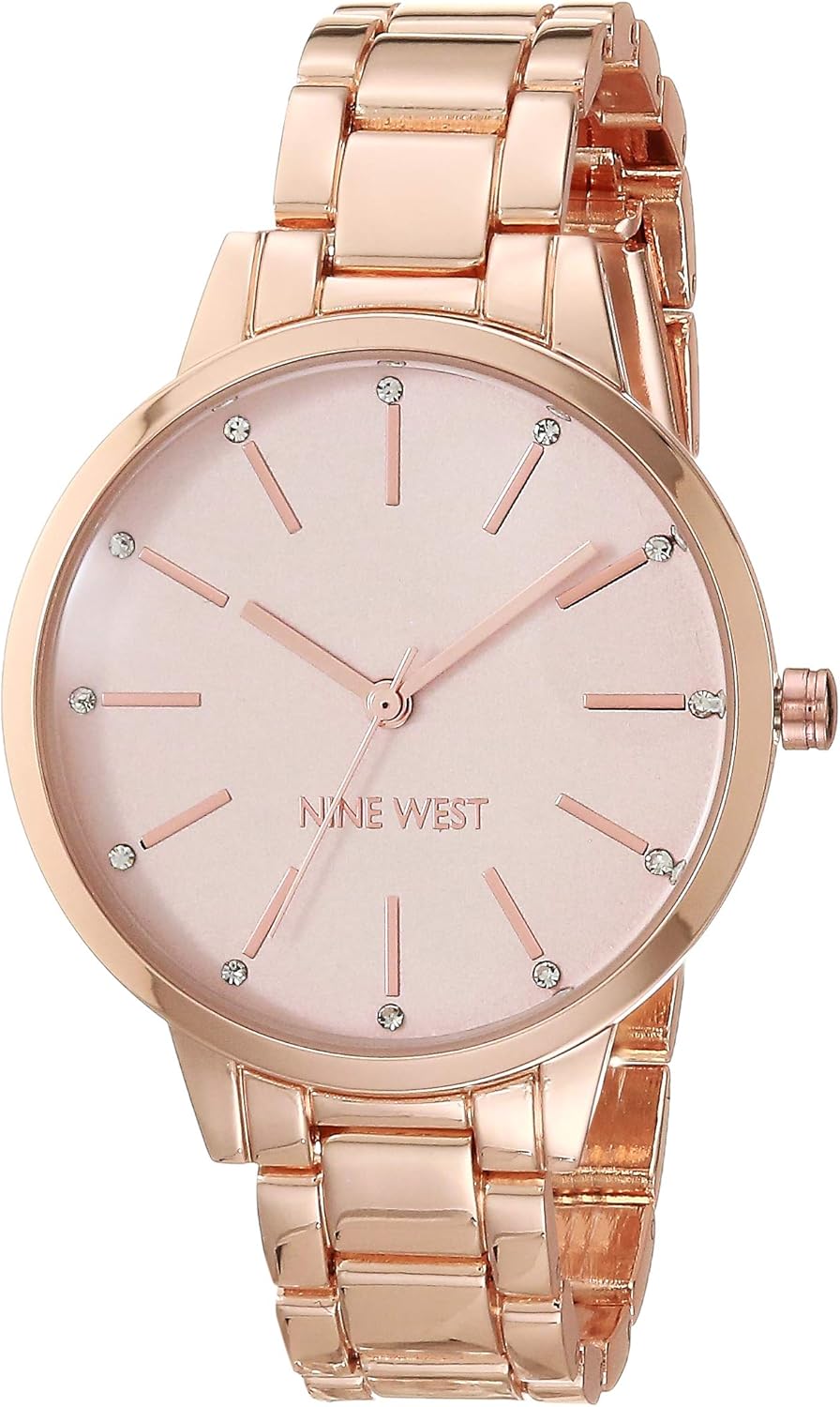 Nine West Women's Crystal Accented Bracelet Watch Review