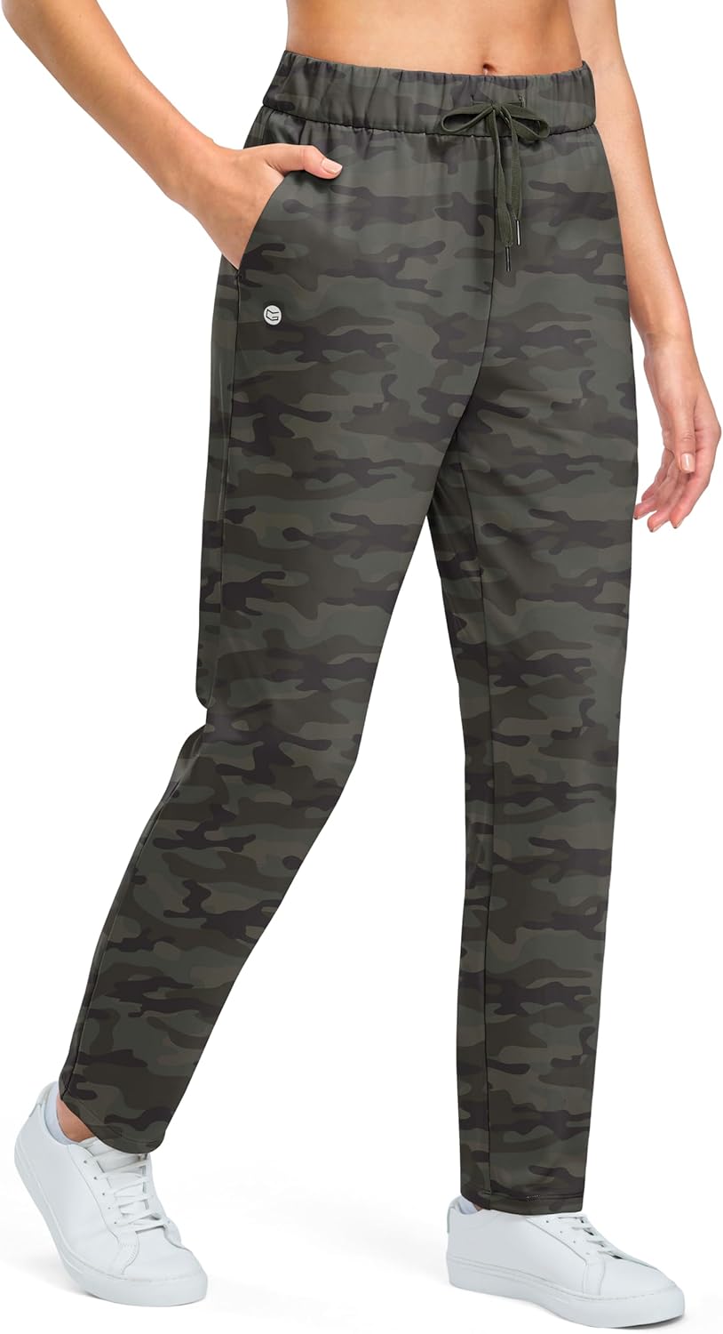 G Gradual Fleece Lined Pants for Women: Warm Golf Sweatpants