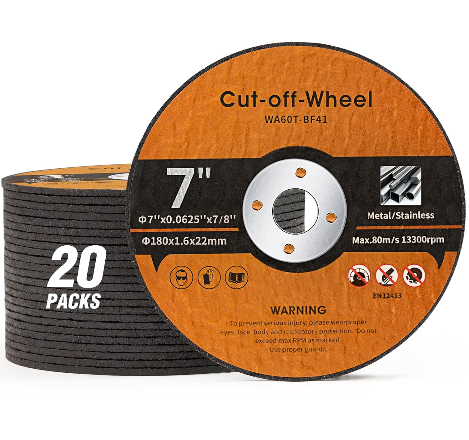 Aggressive 7 Cutting Wheels 20 Pack - Shawya
