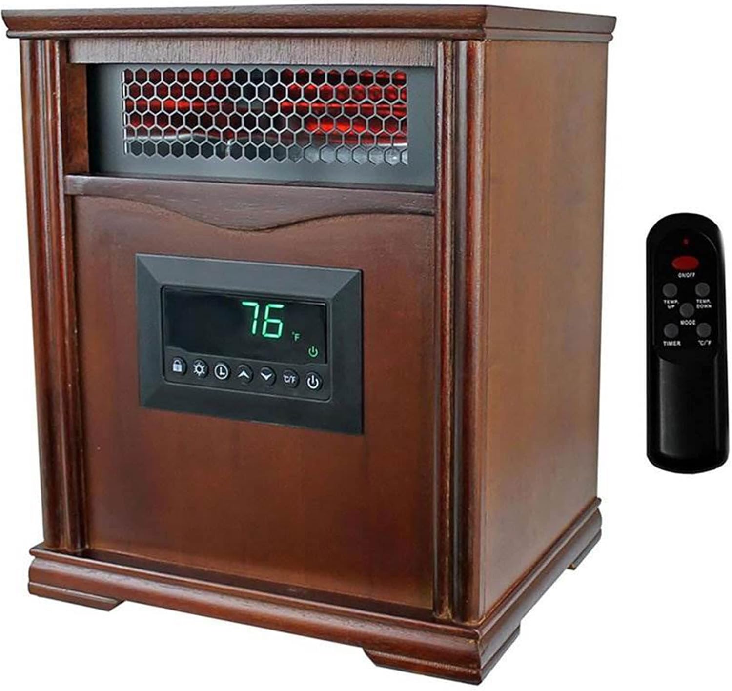 Efficient 1500W Infrared Heater with Remote Control