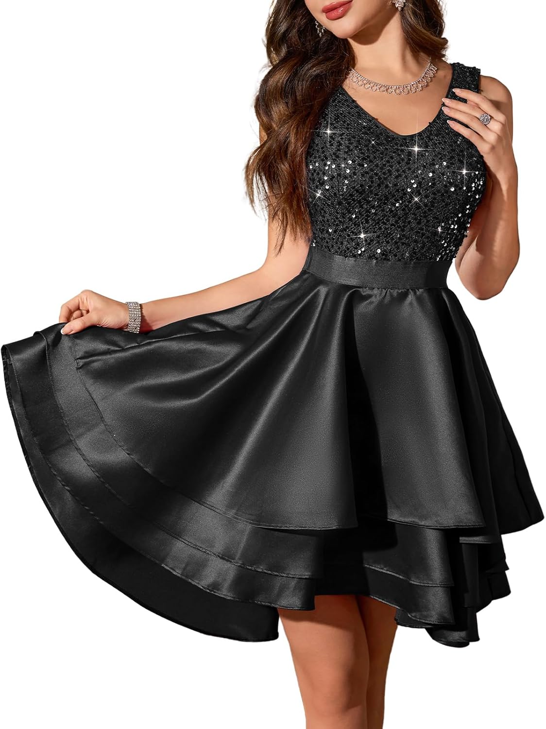 Sparkly Homecoming Dresses for Teens - High Low Formal Style