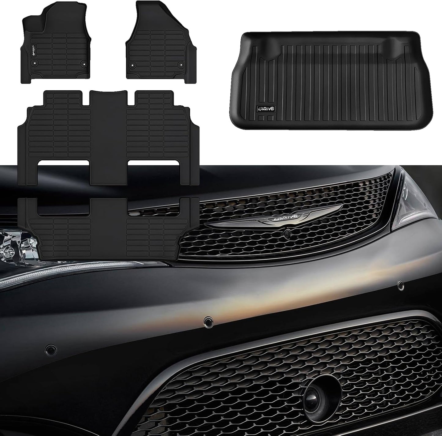 Custom Fit Floor Mats for 2017-2025 Chrysler Pacifica Models