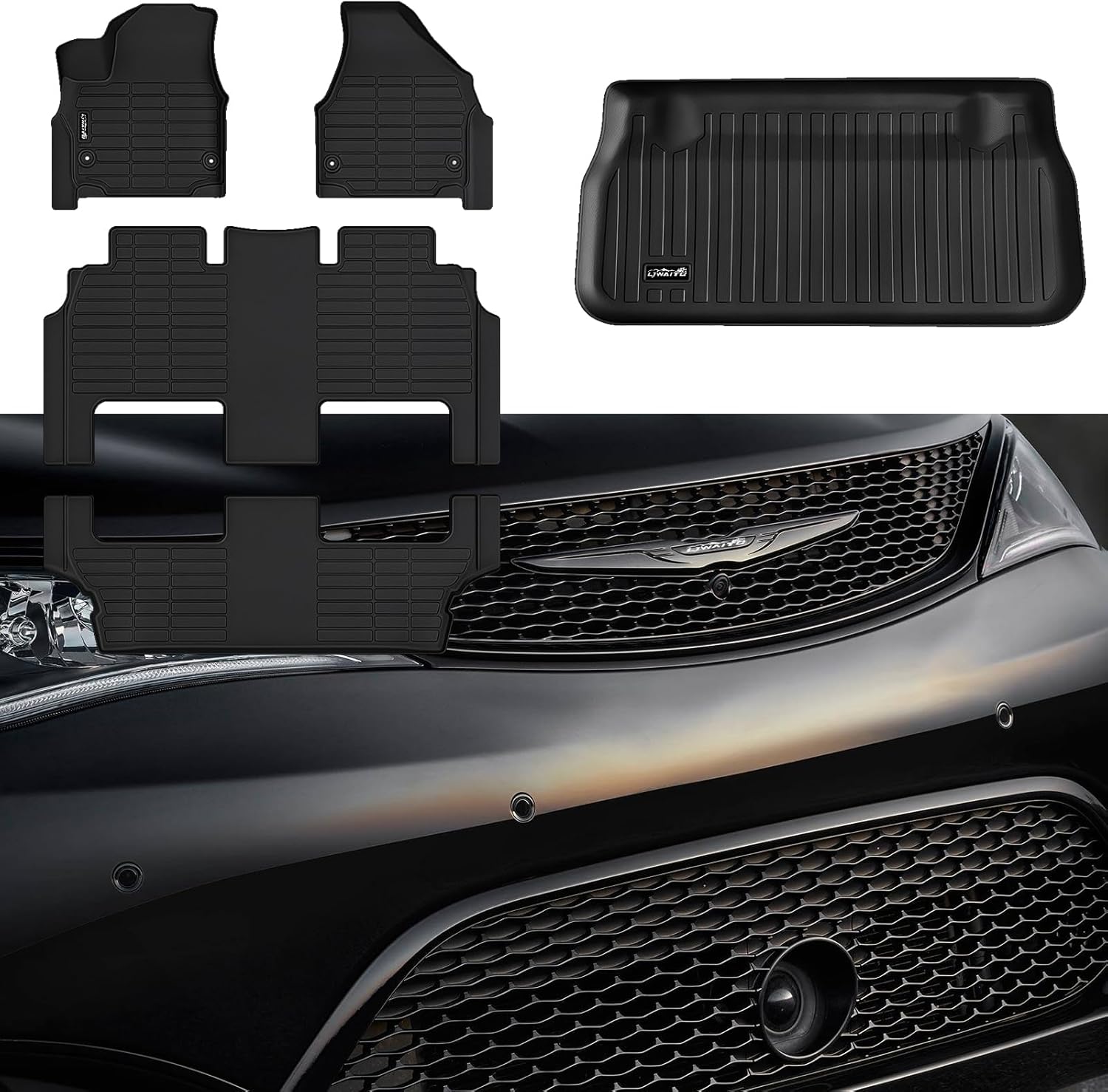 Custom Fit Floor Mats for 2017-2025 Chrysler Pacifica Models
