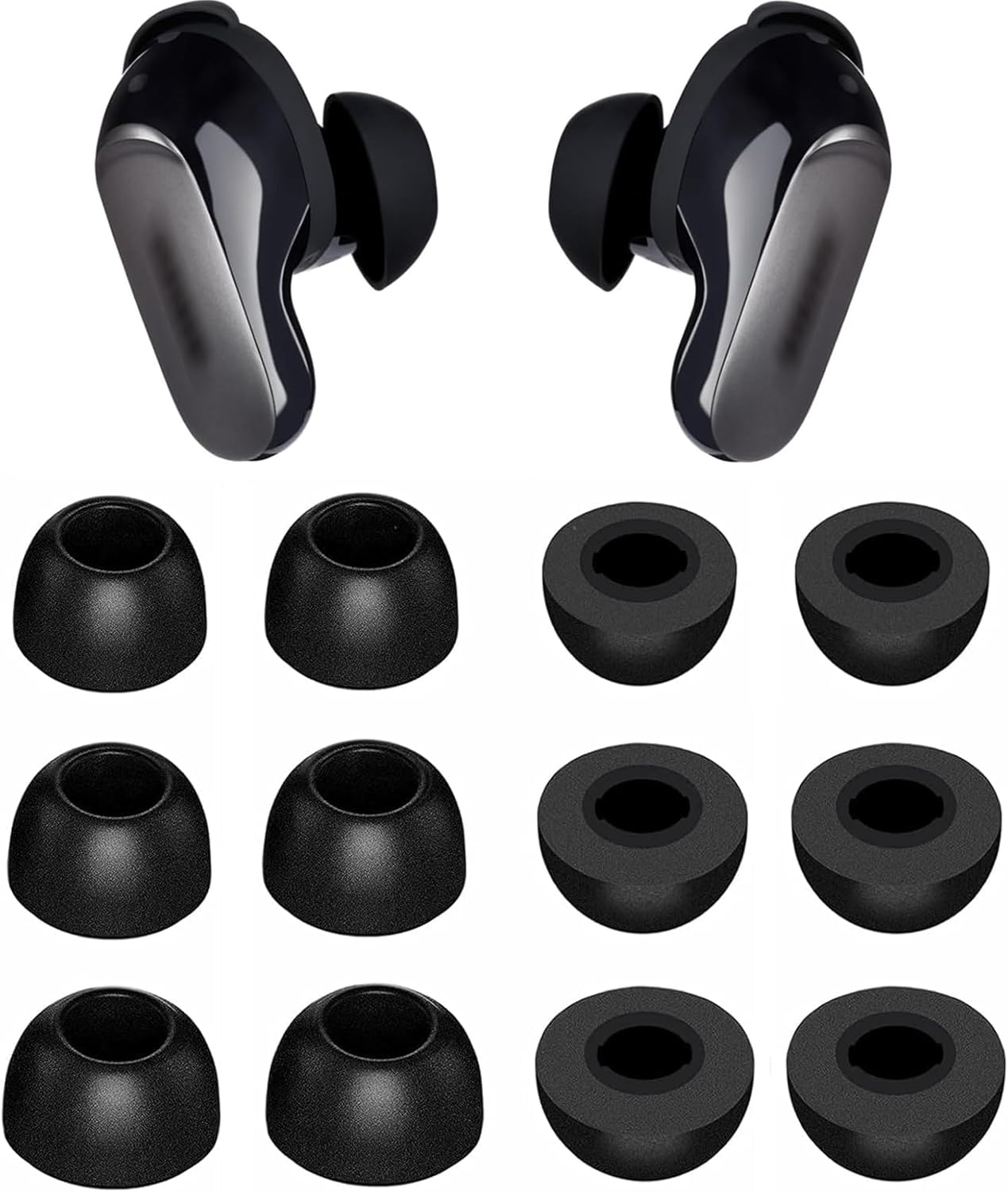 Bose QC Ultra Earbuds Foam Tips 6 Pairs