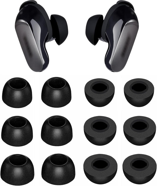 Bose QC Ultra Earbuds Foam Tips 6 Pairs