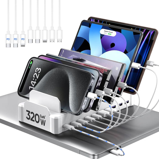 Zobirez 10-Port Fast Charger: Family-friendly Multi-Device Power Hub