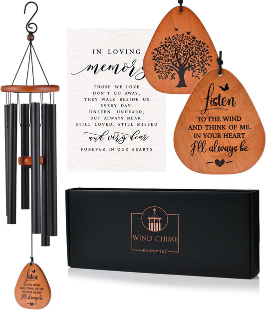 Memorial Wind Chimes for Loss of Loved One - Soothing Gift