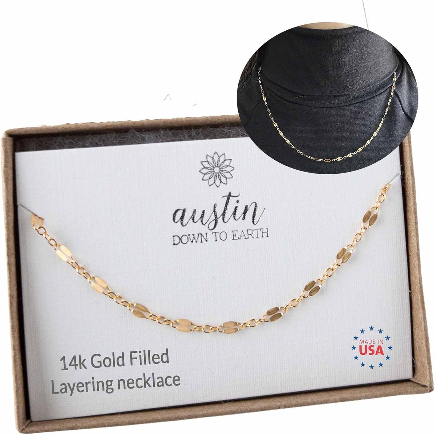 Dainty Layered Necklaces for Women - Adjustable Length Options