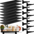 8 Pack Wooden Slatwall Shelf 15.7 x 5.9 in - Heavy Duty Slatwall