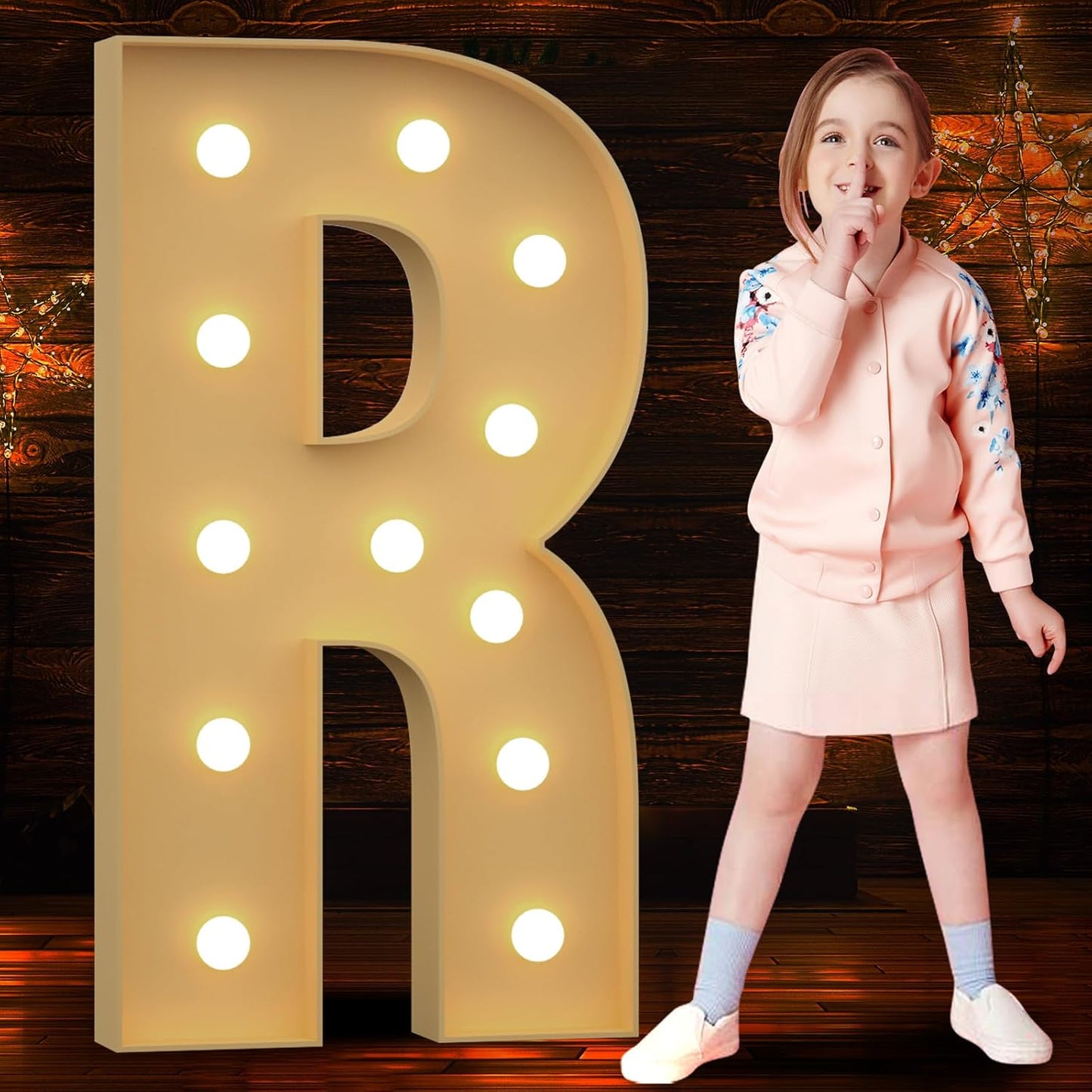 4FT Light Up Letters for Baby Shower and Birthday Party Decor