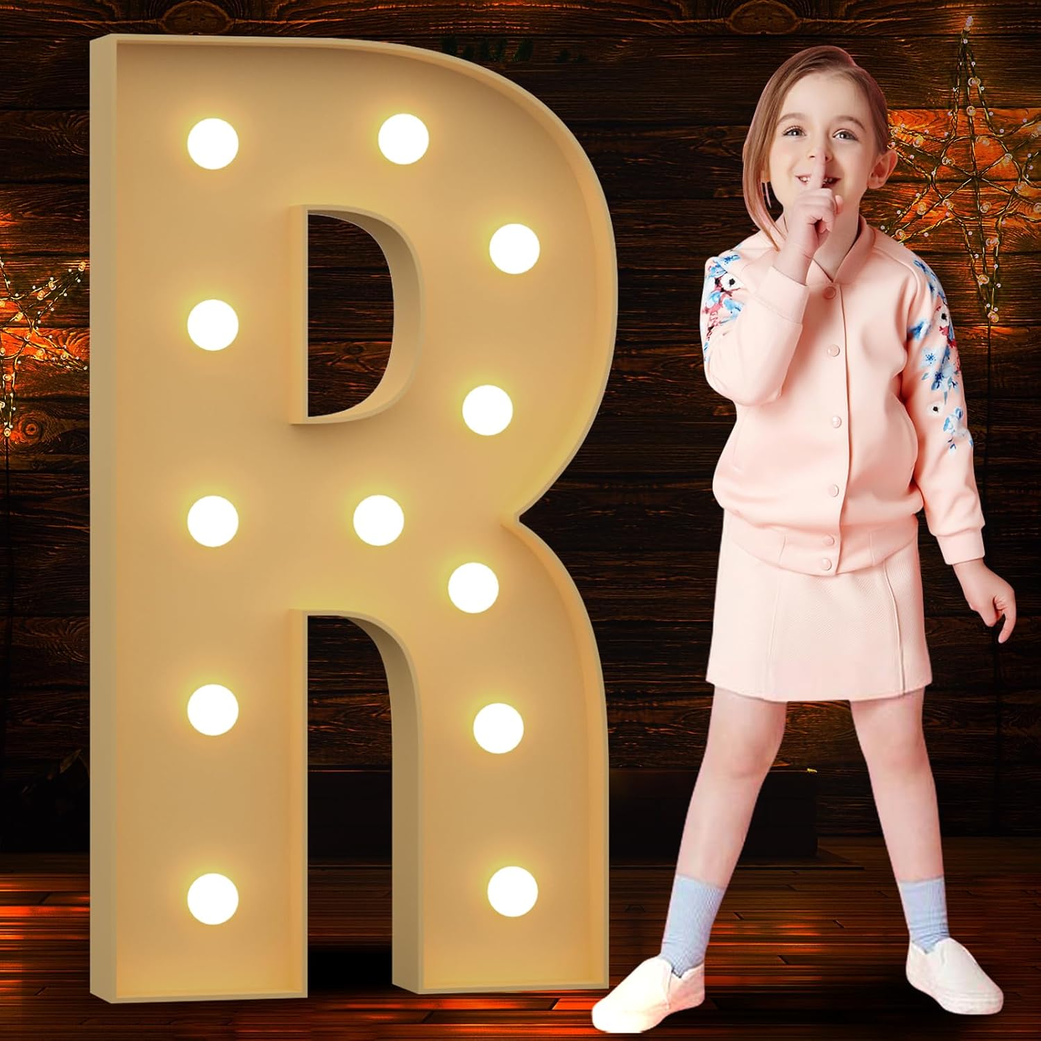 4FT Light Up Letters for Baby Shower and Birthday Party Decor