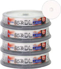 Smartbuy 40-disc 50GB Blu-ray BD-R DL Printable Media Discs