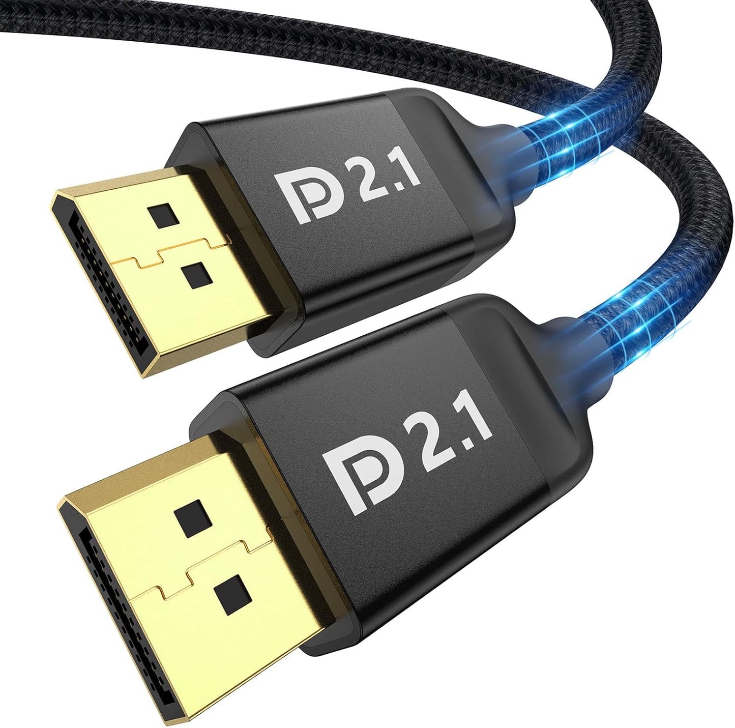 Silkland 15FT DisplayPort 2.1 Cable for Ultimate Gaming Experience