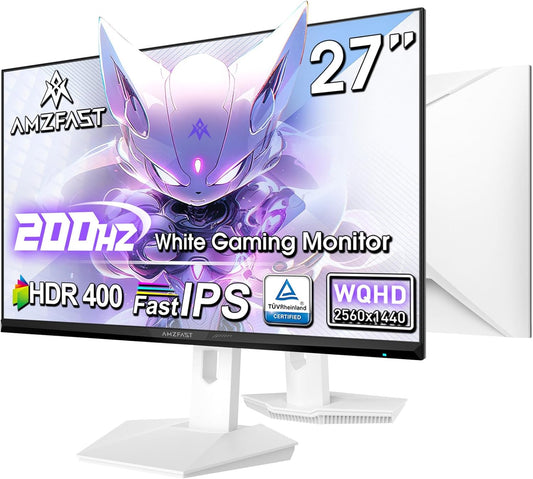 27 inch 1440P Gaming Monitor with 200Hz Refresh Rate and HDR