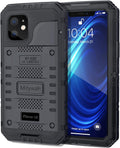 Mitywah Waterproof Case for iPhone 12 - Heavy Duty Full Body