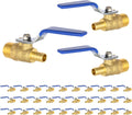 EFIELD 3/4 in Crimp Pex x 3/4 in NPT Male Brass Ball Valve - 30 Pack