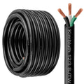 12 Gauge 3 Conductor Wire SJTW Outdoor Extension Cable - Heavy Duty