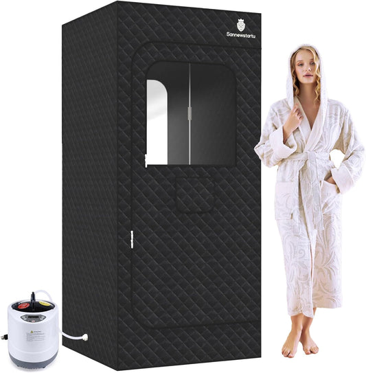 Home Sauna Spa Box, 1200W Generator, Remote Control