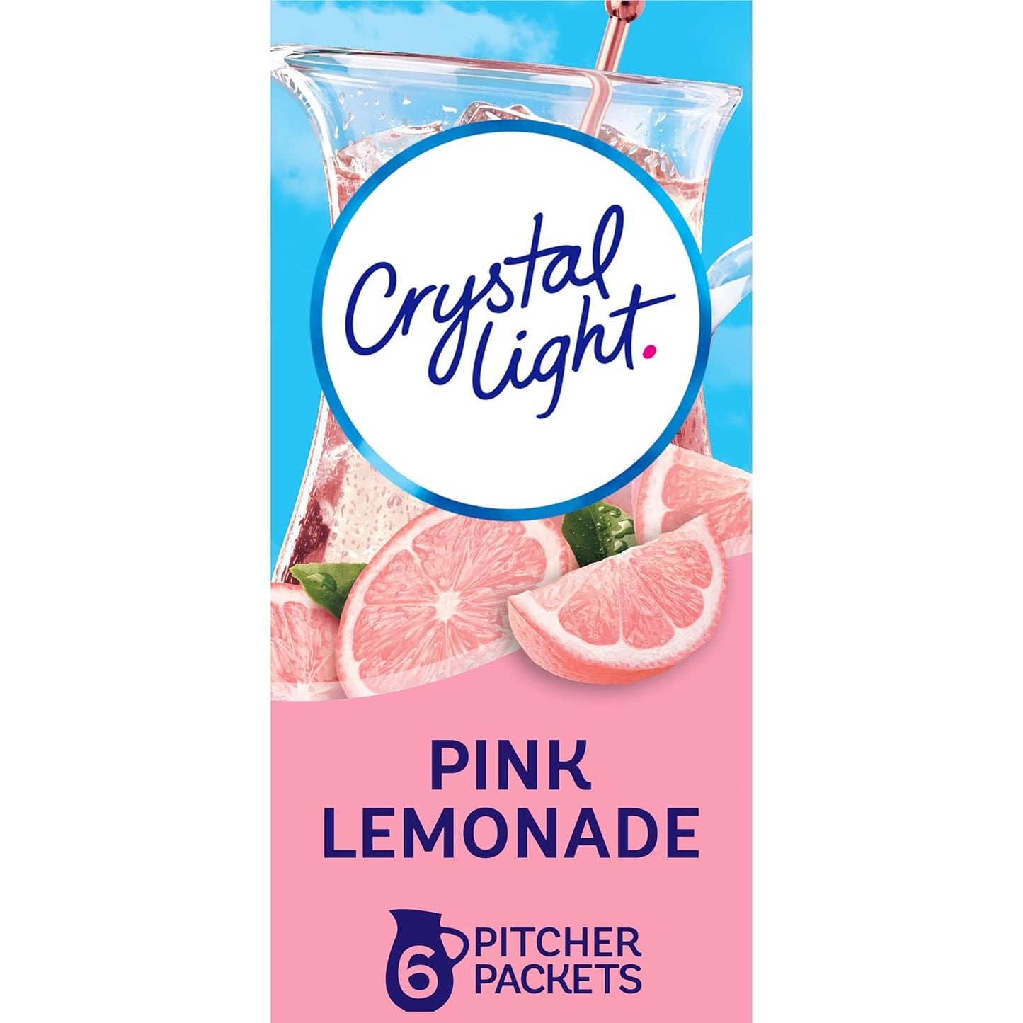 Crystal Light Pink Lemonade Powdered Drink Mix for Refreshment