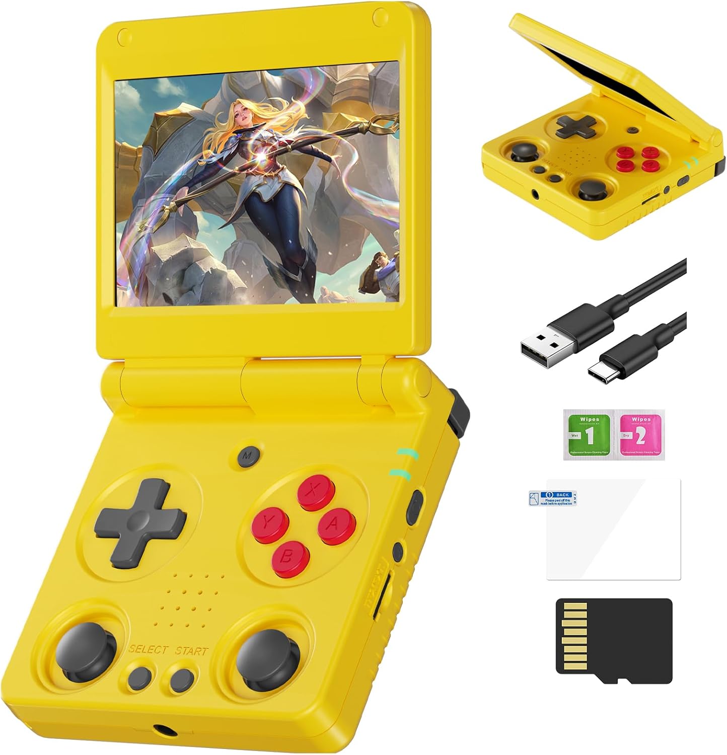 RG34XXSP Retro Handheld Game Console with 5000+ Classic Games