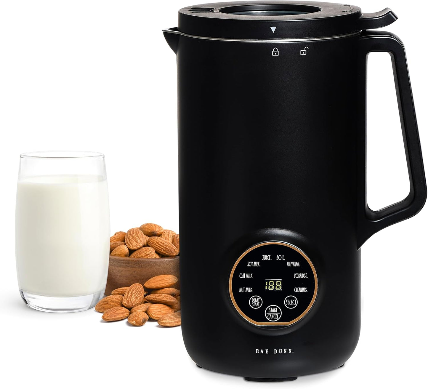Rae Dunn Nut Milk Maker: 800ml Cold/700ml Hot - Versatile & Convenient