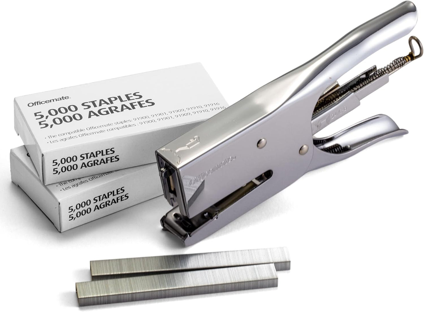 Officemate Classic Plier Stapler Bundle with 10,000 Staples